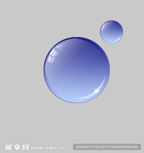 反光玻璃球按钮