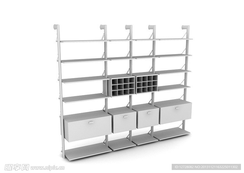 衣柜 家具模型