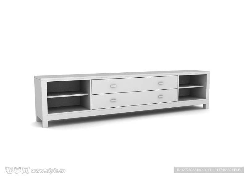 电视柜 家具模型
