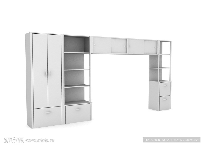 衣柜 家具模型