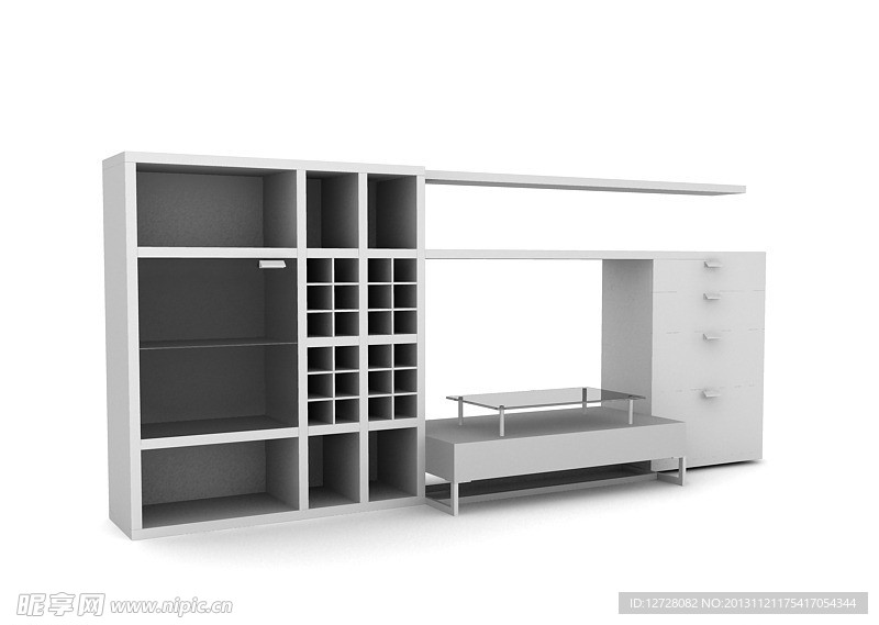 衣柜 家具模型