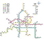 广州地铁线路图