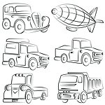素描汽车