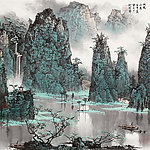 雨后山泉