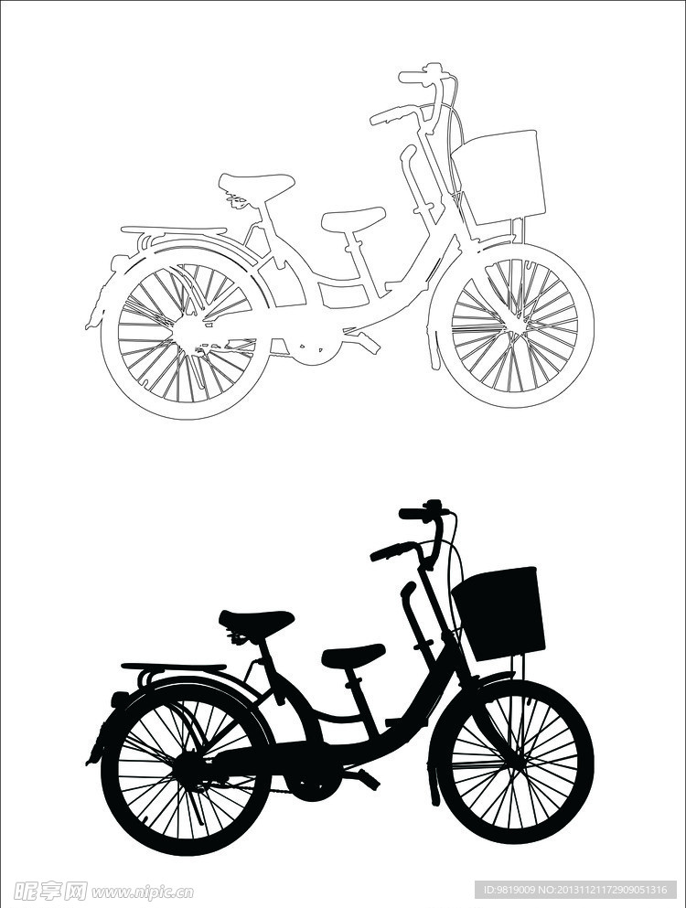 自行车 双人自行车