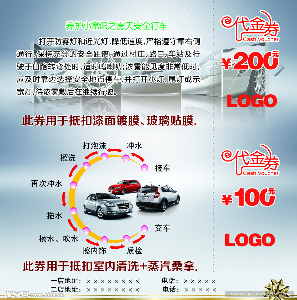 车业现金券