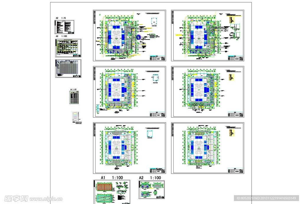 体育馆运动设计工程图