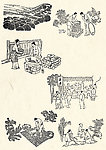 制茶工艺线描图
