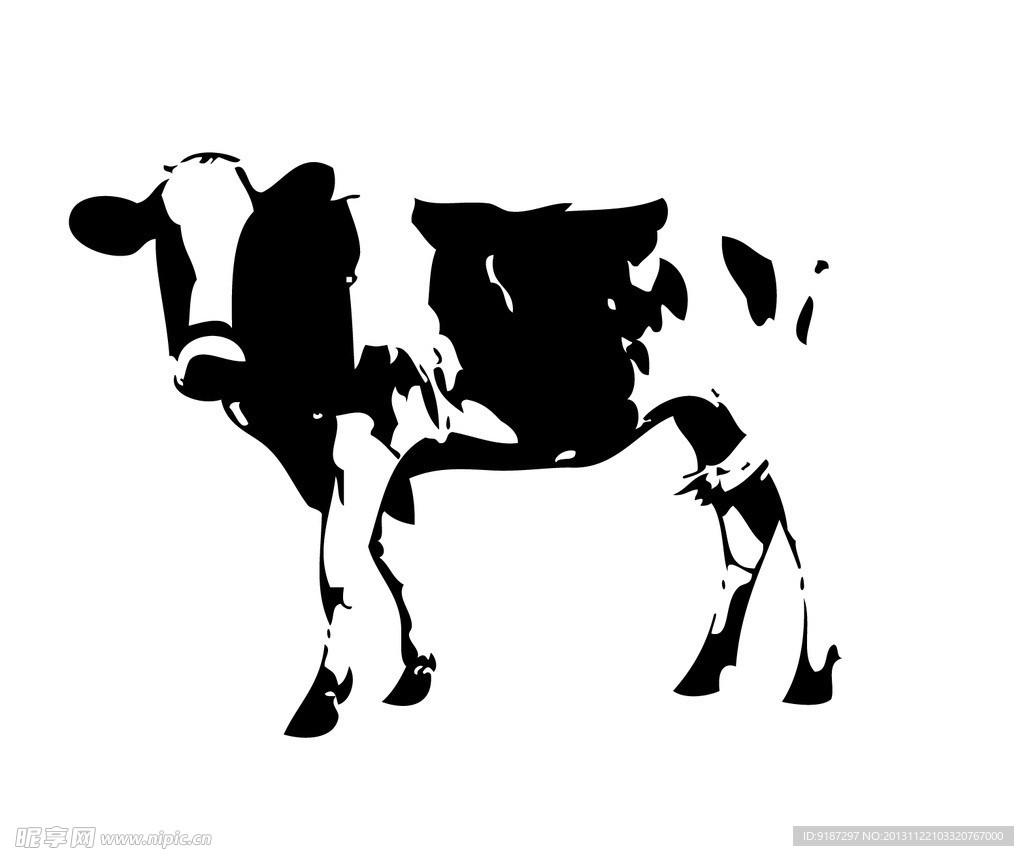 牛的线稿图