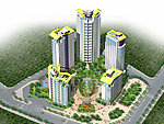 高层商住建筑景观绿化