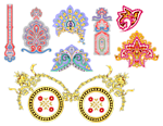 手绘花纹