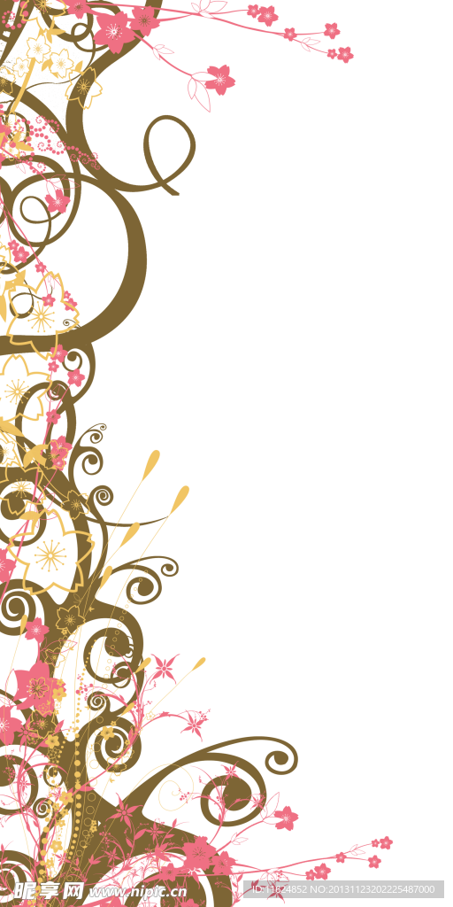 花纹边角