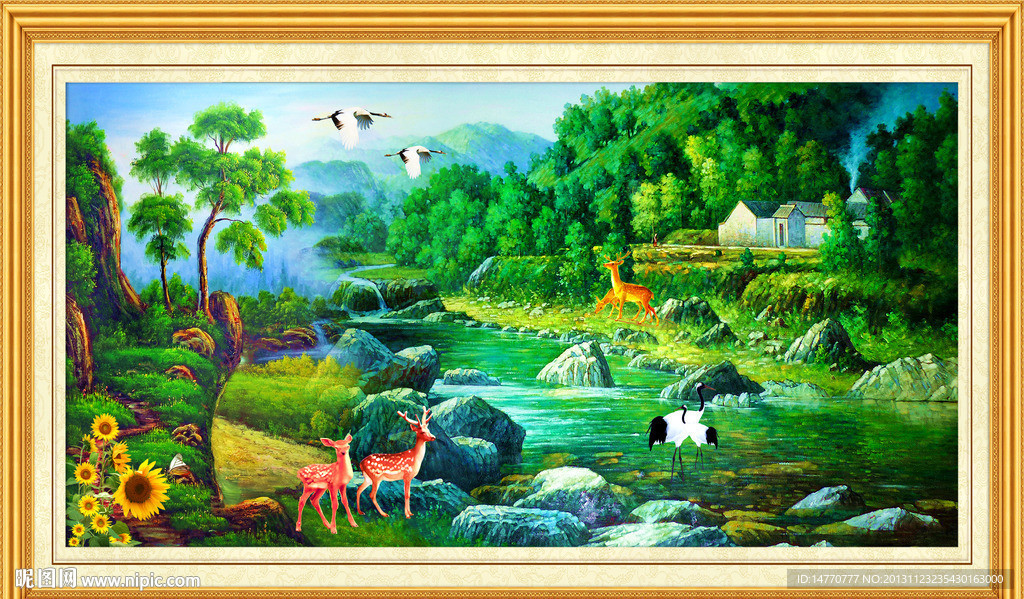 油画风景