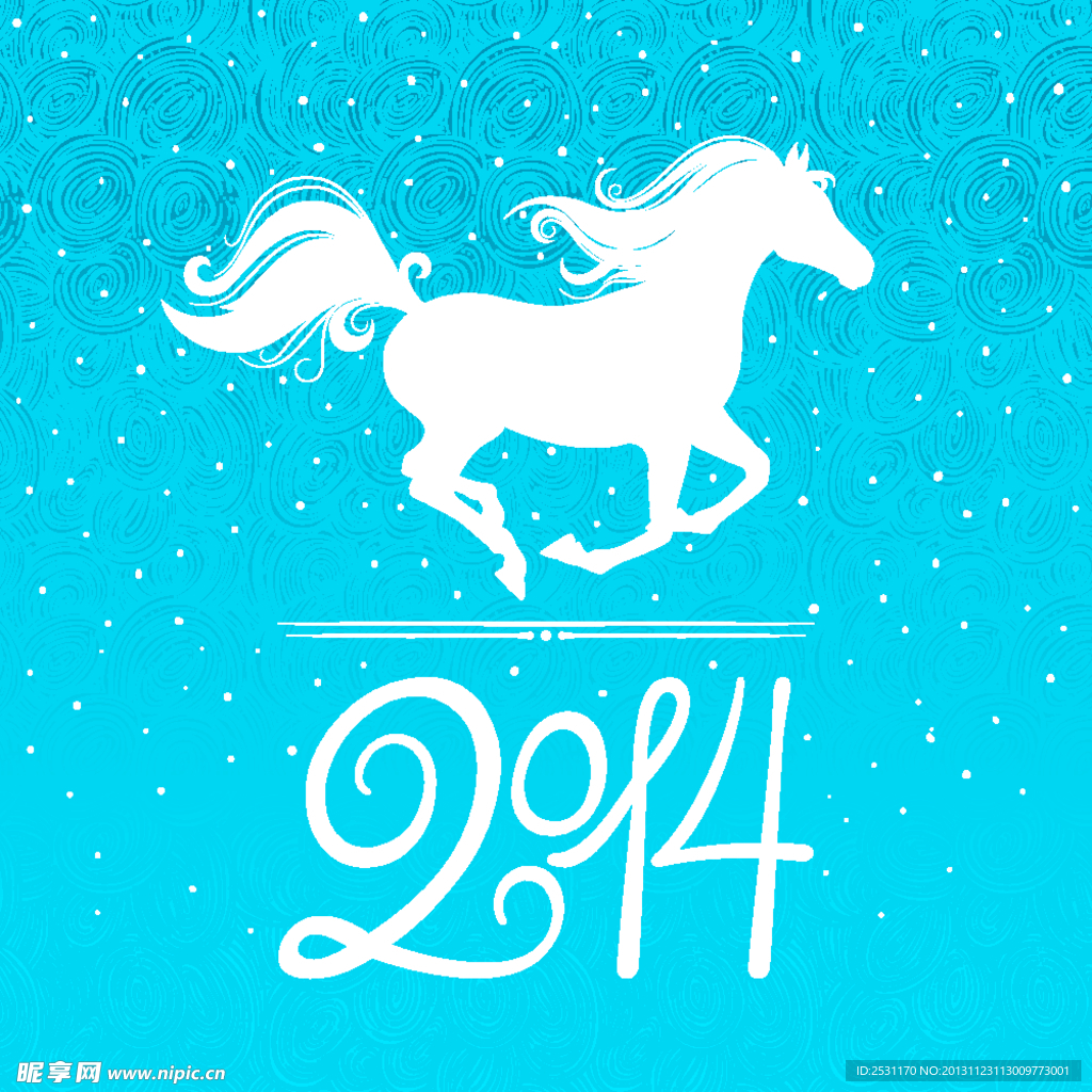 2014马年圣诞背景