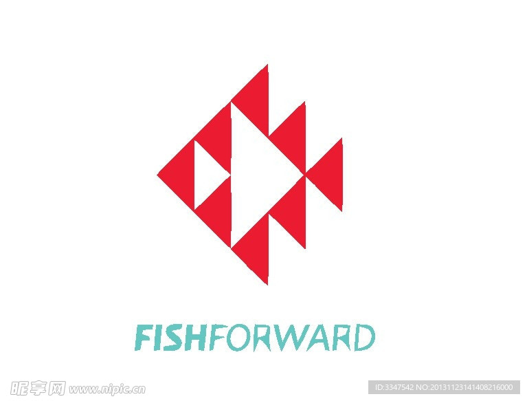 鱼形logo