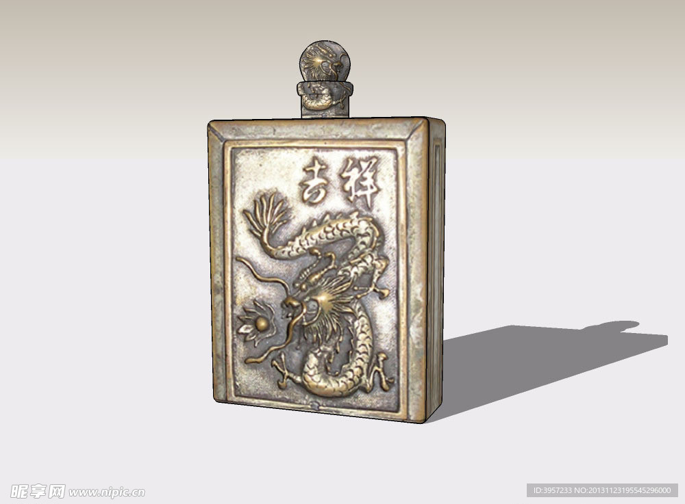 鼻烟壶3D模型