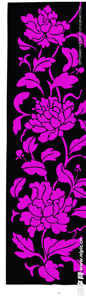 红色花纹