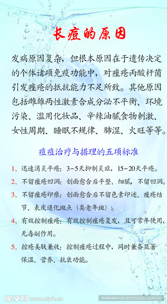 长痘广告
