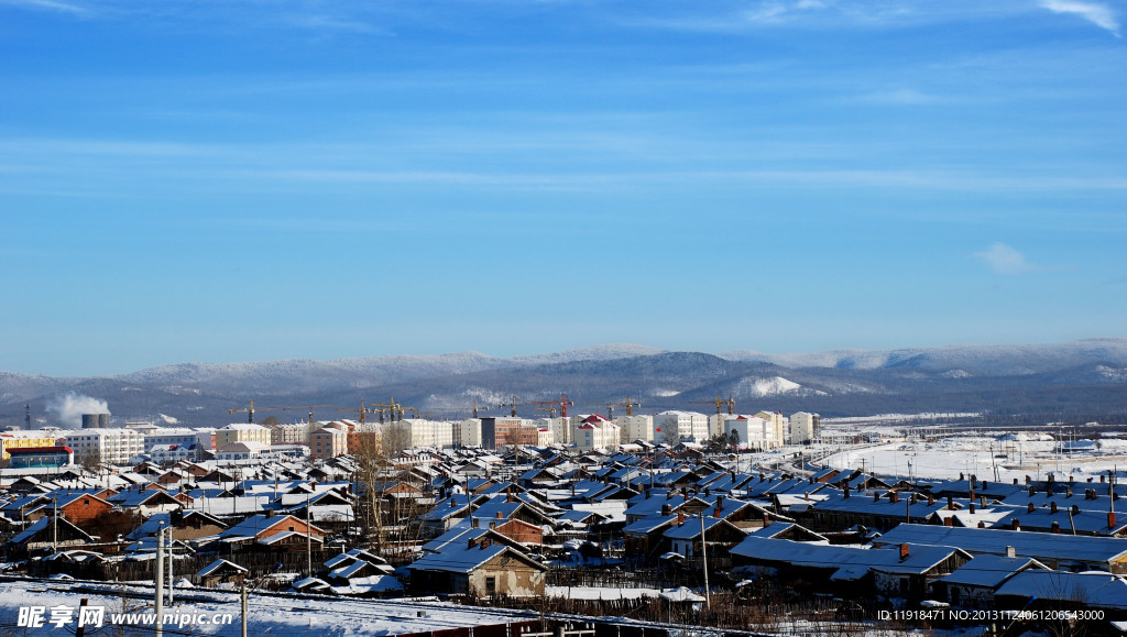 五峰山下冬色