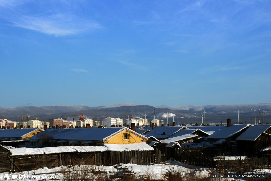 五峰山下冬色