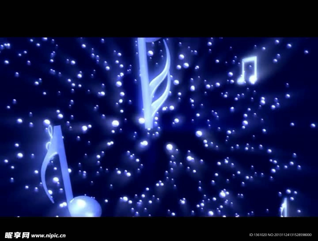 音乐音符视频素材