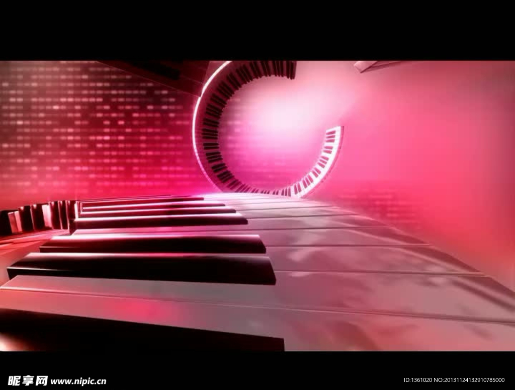 音乐音符视频素材