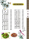 菜单 菜谱 复古