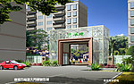 建筑大门入口效果