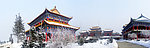 海林寺庙建筑摄影图片