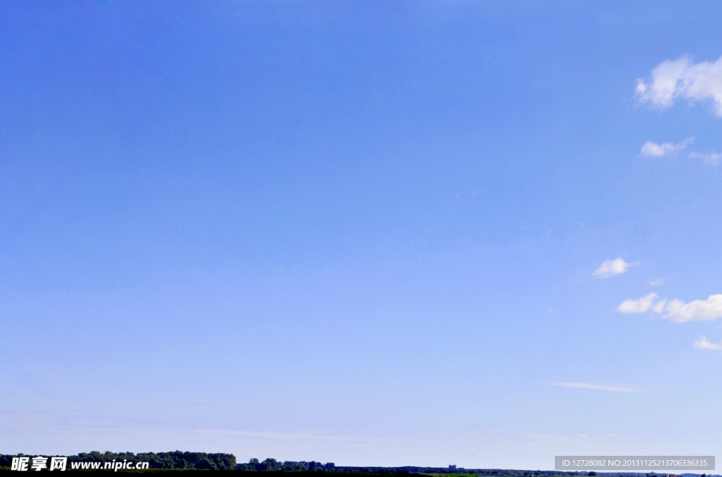 天空 蓝天 白云