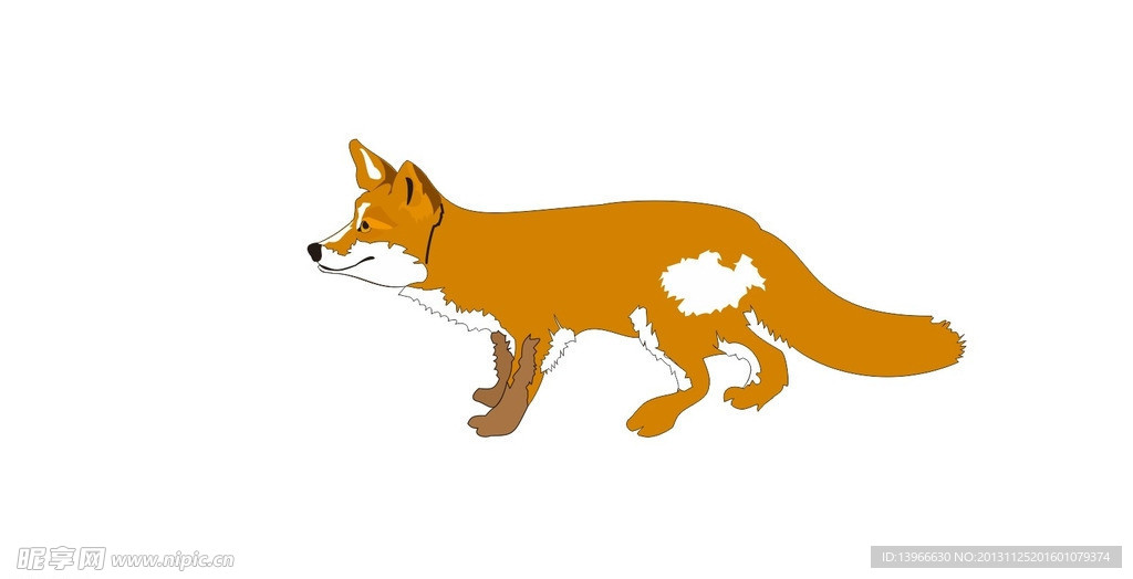 小狐狸矢量图