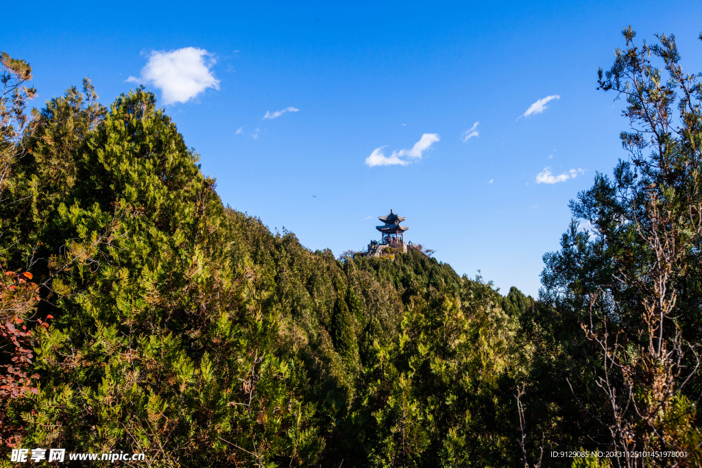 红螺寺北京 山林 秋天风景