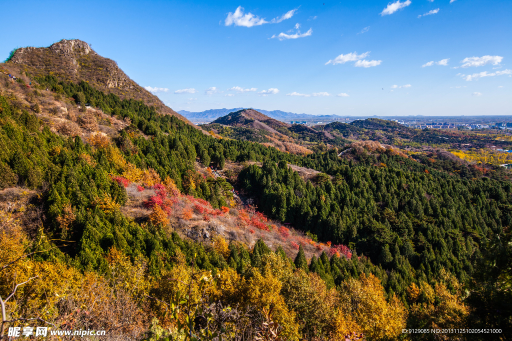 红螺寺北京 山林 秋天风景