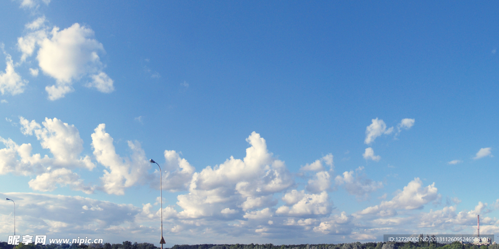 天空 蓝天 白云