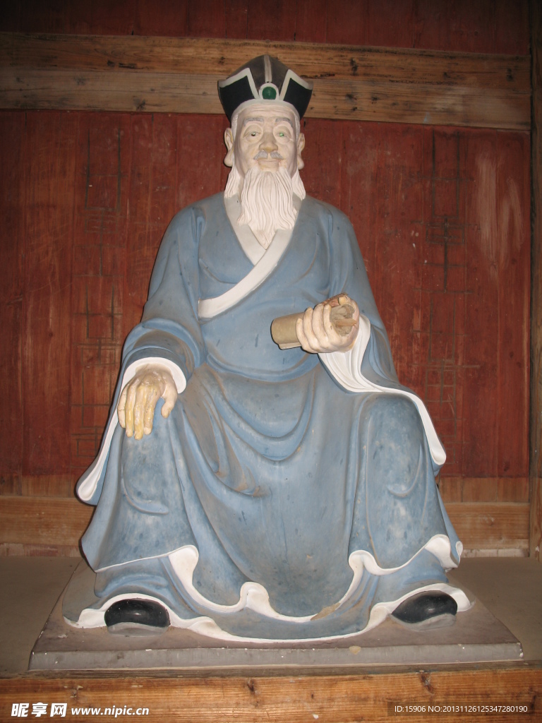 武夷山三贤祠神像