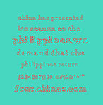 字体