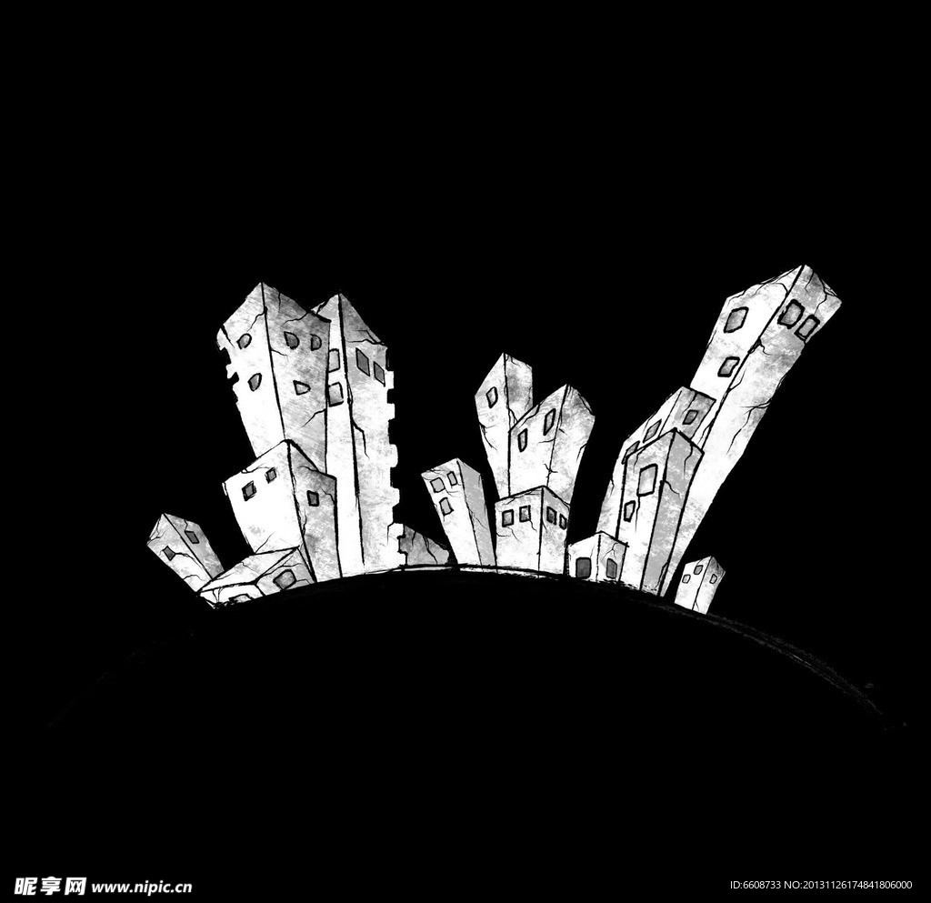 卡通建筑视频素材