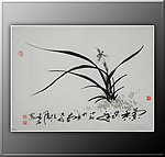 国画兰花