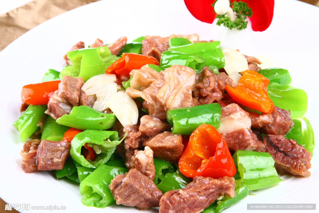 尖椒炒牛肉