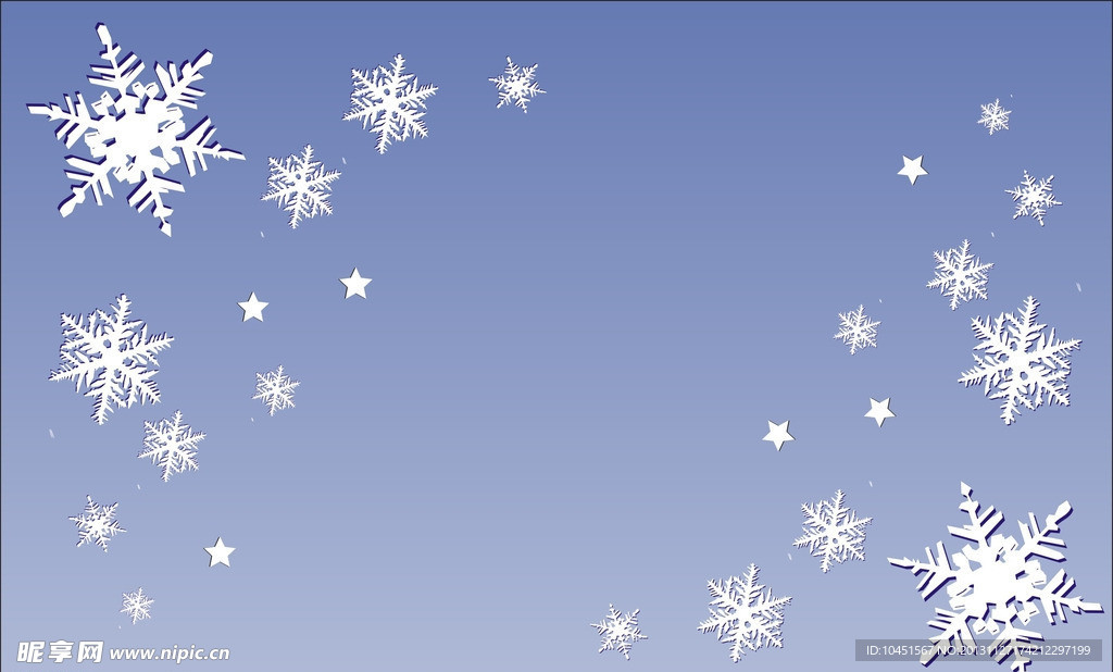 雪花背景图