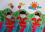 学生人像色彩画