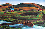 风景水彩画