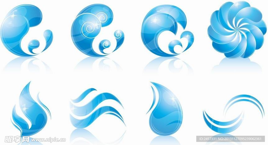 水珠水滴logo