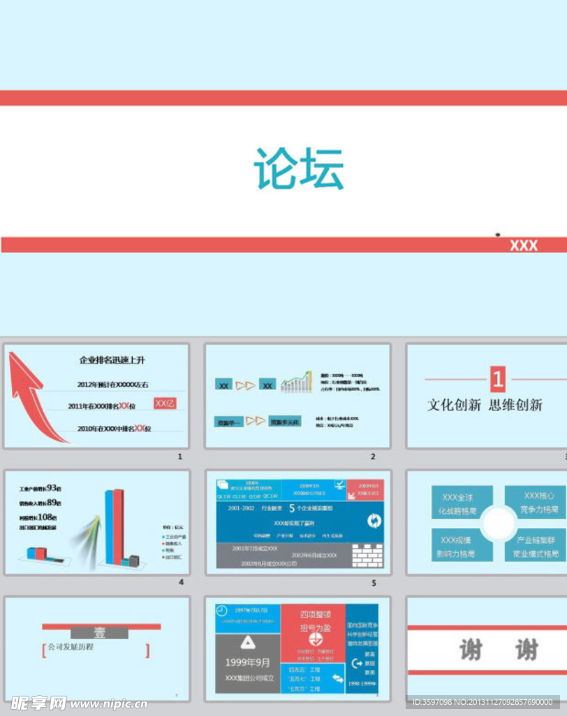 企业发展历程ppt