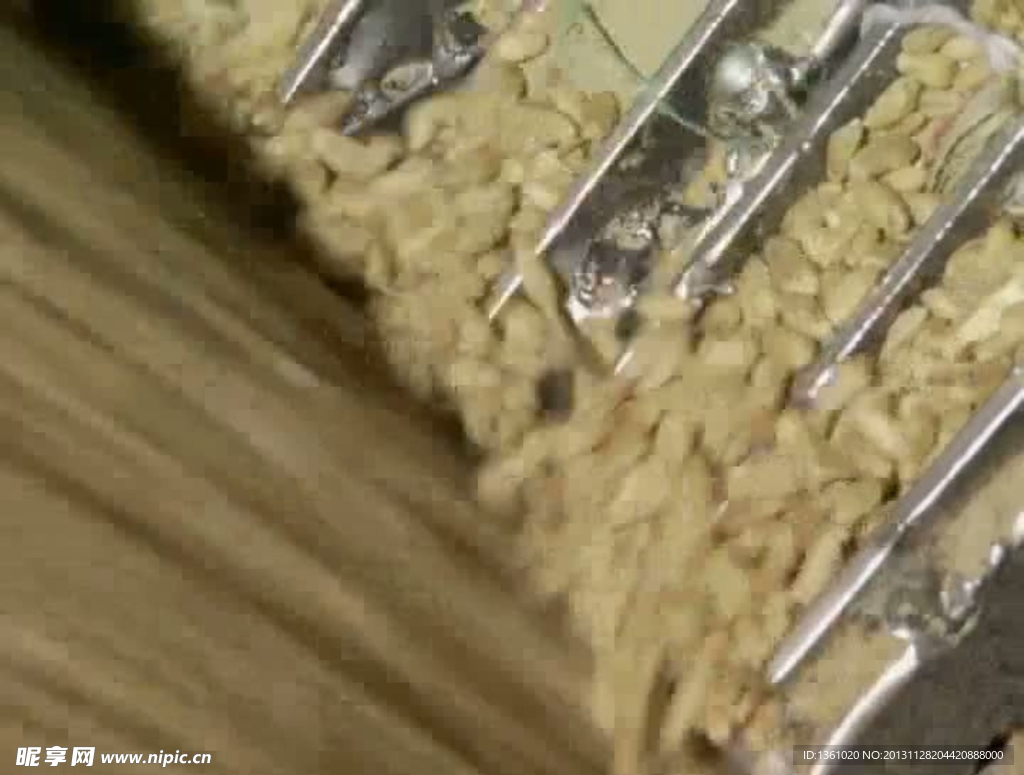 小麦加工视频素材