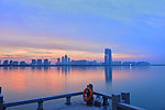 金鸡湖风光