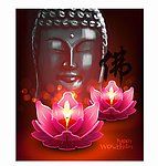 佛像 莲花
