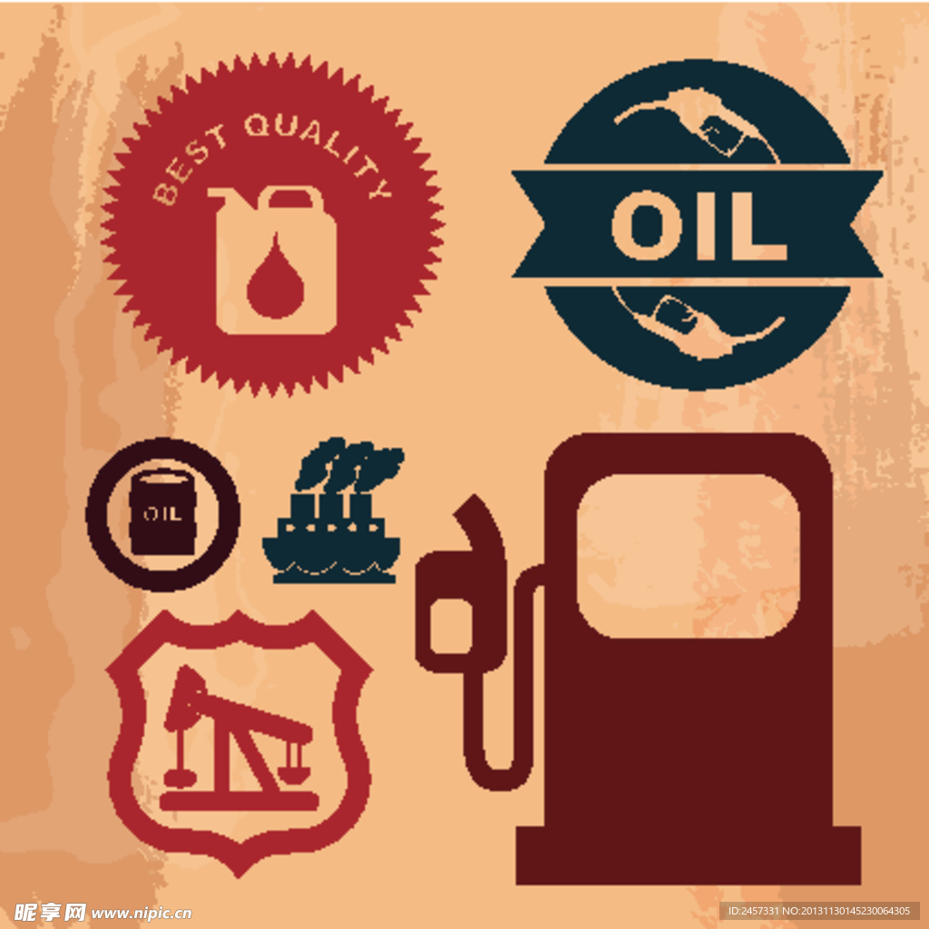 石油天然气标签