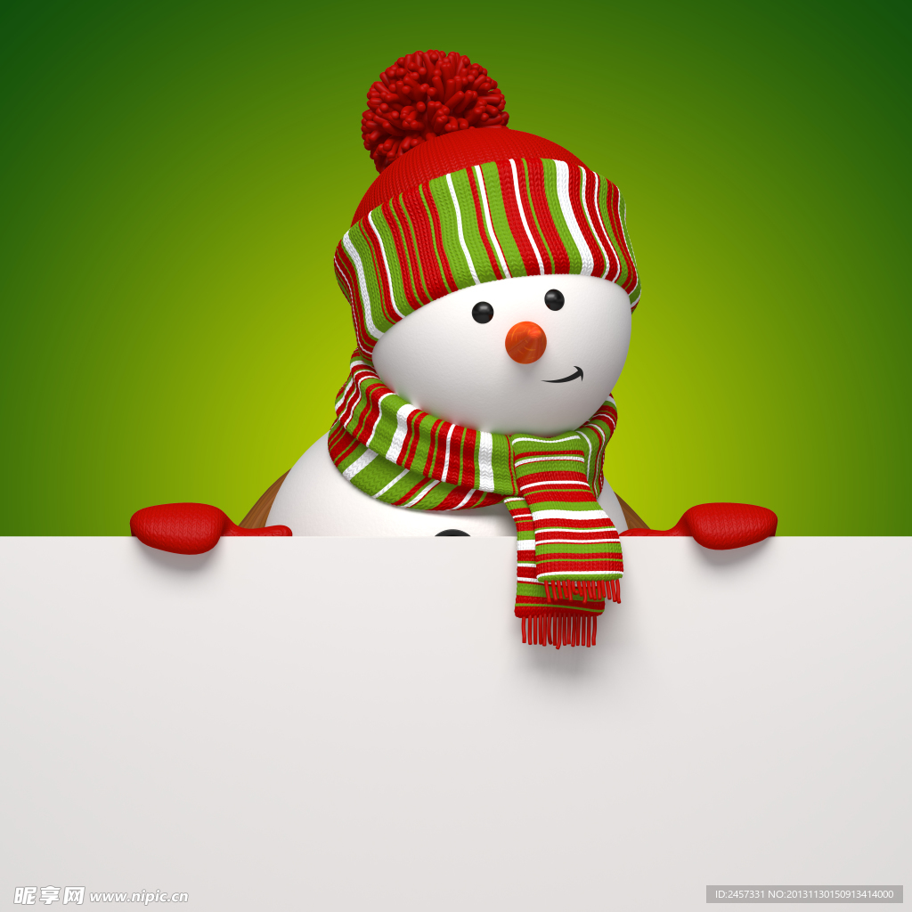 3d雪人