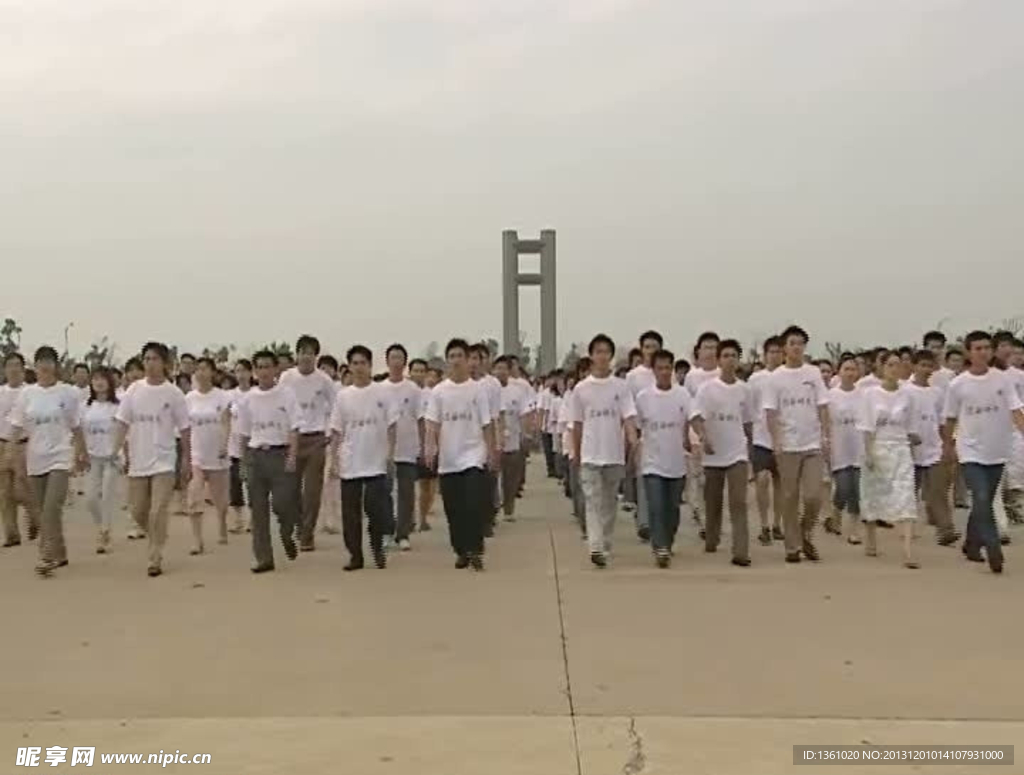 人群背景视频素材